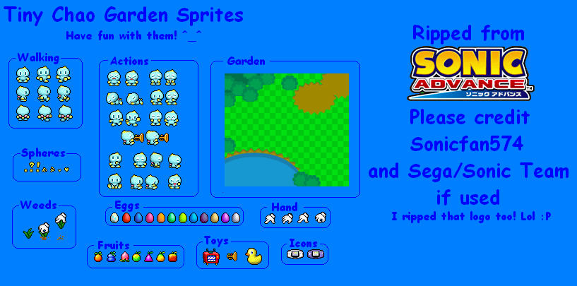 Sprites - Chao Adventure - Chao Island