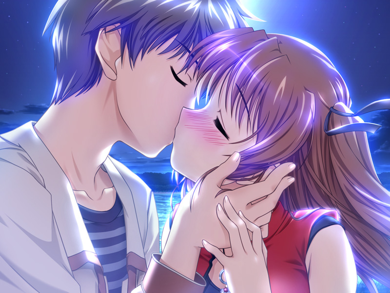 Besos+anime