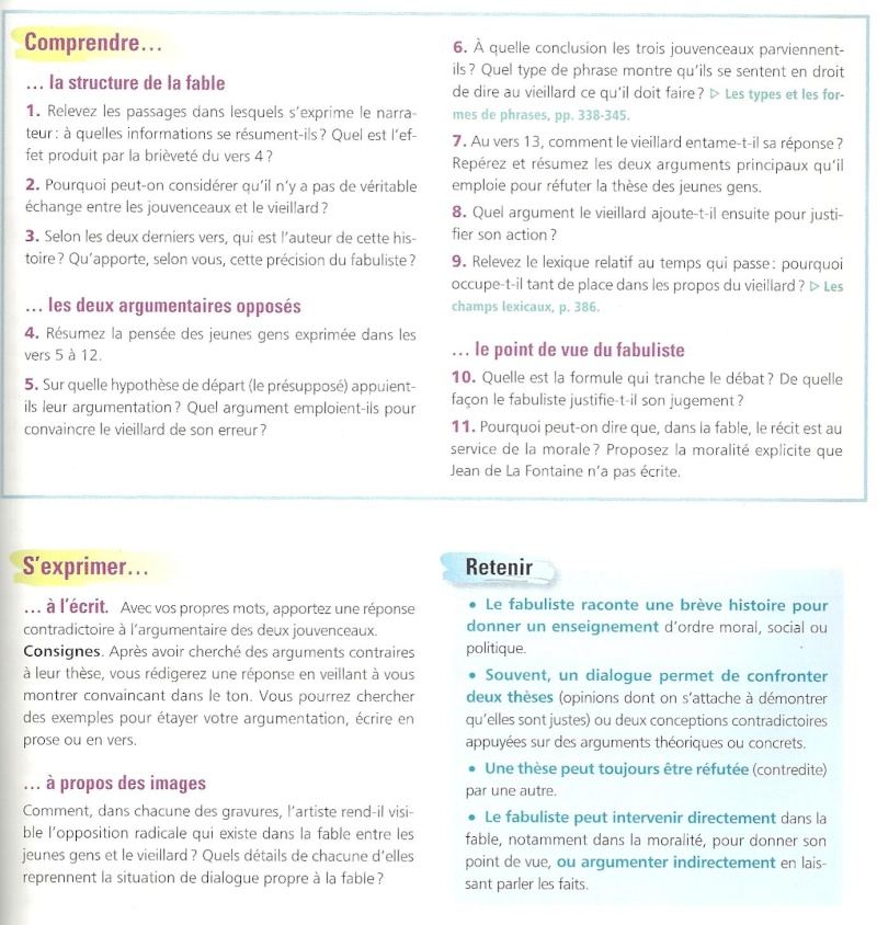 LE VIEILLARD ET LES TROIS JEUNES le vieillard et les trois jeunes: