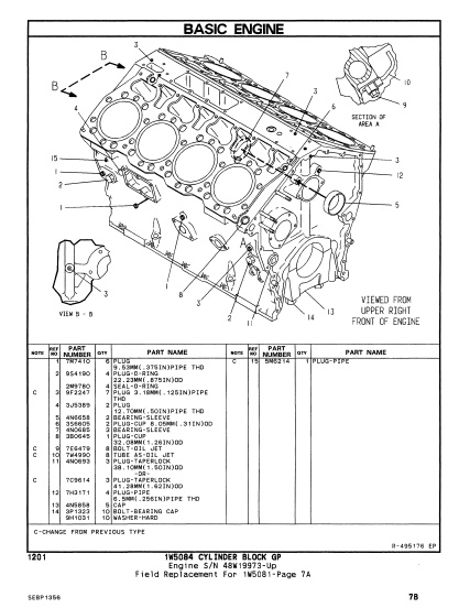 CAT D8LTractor Power Shift Parts Manual | Auto Repair Manual Forum ...