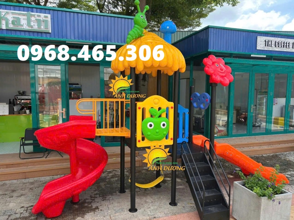 Cầu trượt xích đu liên hoàn nhập khẩu chất lượng cao